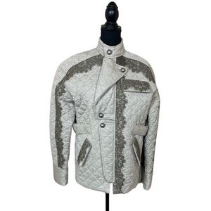 Chelsea and Walker Quilted Coat/Jacket with Lace Trim